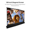 ErgoDC Floor Projector Screen 100" 16:9