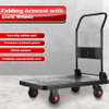 Platform Trolley 150kg High Handle & Ultra Silent Wheels
