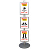 A3 Triple Poster Stand with Eco Frame ??Double Sided