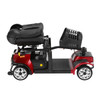 SectorCare Travel Mobility Scooter - Red