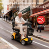 SectorCare Travel Mobility Scooter - Yellow