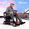 Infinity Ultra Lite Mobility Scooter-Red
