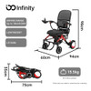 Infinity Carbon Ergo Electric Wheelchair- Mesh Back