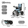 Infinity Comfort Electric Wheelchair - Blue