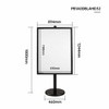 A0 Poster Stand- Double Sided Black With 32mmHeavy Duty Snap Frame