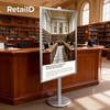 A0 Poster Stand- Single Sided With 32mm Heavy Duty Snap Frame