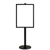 A1 Poster Stand- Double Sided Black With 32mm Heavy Duty Snap Frame
