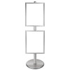 2x A2 Poster Stand - Single Sided With 32mm Heavy Duty Snap Frame
