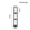 3x A3 Poster Stand - Double Sided Black With 32mm Heavy Duty Snap Frame
