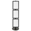 3x A3 Poster Stand- Single Sided Black With 32mm Heavy Duty Snap Frame