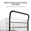 600KG Plastic Platform wire Meshtrolley