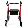 SectorCare LiteRoll Aluminium Rollator Walker - Red