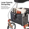 SectorCare GlideRoll Premium Rollator Walker - Champagne