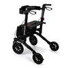 SectorCare TrailGlide Suspension Rollator Walker - Black 