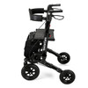 SectorCare TrailGlide Suspension Rollator Walker - Black