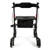 SectorCare TrailGlide Suspension Rollator Walker - Black