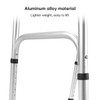 Foldable Aluminium Walker with Wheels