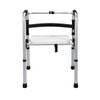 SectorCare Foldable Aluminium Walker with Detachable Seat