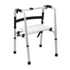 Foldable Aluminium Walker with Detachable Seat