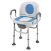 SectorCare Lightweight Aluminium Commode Chair with Removable Armrests