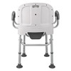 Lightweight Aluminium Commode Chair with Removable Armrests
