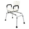 360° Swivel Transfer Shower Chair with Armrests