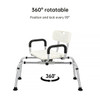 SectorCare 360° Swivel Transfer Shower Chair with Armrests
