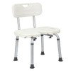 U-Shaped Shower Chair with Backrest