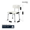 U-Shaped Shower Chair with Backrest