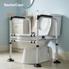 Height Adjustable Toilet Safety Frame with Large Suction Feet