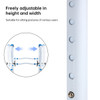Height Adjustable Toilet Safety Frame with Suction Feet