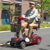 SectorCare Comfort Pro Mobility Scooter - Red