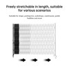 2m High Expandable Barrier – Black – 3.5m