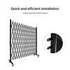 2m High Expandable Barrier – Black – 3.5m