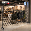 Heavy Duty 2m High Expandable Barrier – Black – 3.5m