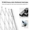 Heavy Duty 2m High Expandable Gate  – White – 3.5m