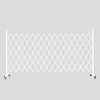 Heavy Duty 2m High Expandable Barrier – White – 3.5m