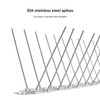 50cm Stainless Steel Bird Spikes Parallel Design