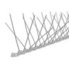 50cm Stainless Steel Bird Spikes - Staggered Design