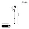 SectorCare Aluminium Forearm Crutch