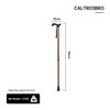SectorCare Adjustable Walking Cane with TPR Grip - Bronze