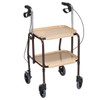 SectorCare Height-Adjustable Indoor Walker Trolley with Two Trays