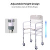 SectorCare Foldable Shower Chair with Backrest and Handles