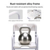 SectorCare Foldable Shower Chair with Backrest and Handles