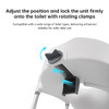 SectorCare Toilet Aid with Support Legs and Armrests