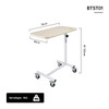 SectorCare Portable Bedside Table