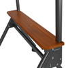 Mobile TV Stand for 55 to 86 Inch Screens 80kg Load Black