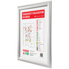 A4 Snap Frame 25mm Silver Aluminium Poster Frame with 3M Tape