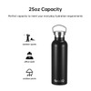 25oz Vacuum Insulated Stainless Steel Water Bottle Black