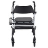 SectorCare Foldable 4 Wheel Rollator Walker with Seat 136kg White